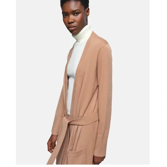 APPARIS Alessi Long Belted Cardigan.